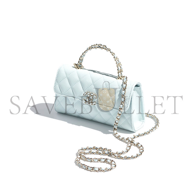 Ch*el flap phone holder with chain ap3238 (18*10*5cm)